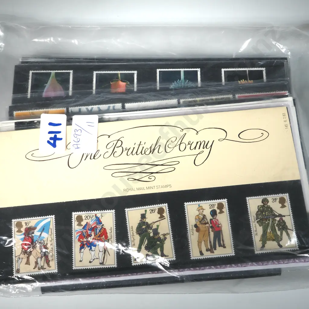 Assorted Lot of First Day Issue Royal Mail Mint Folders. Image 1++