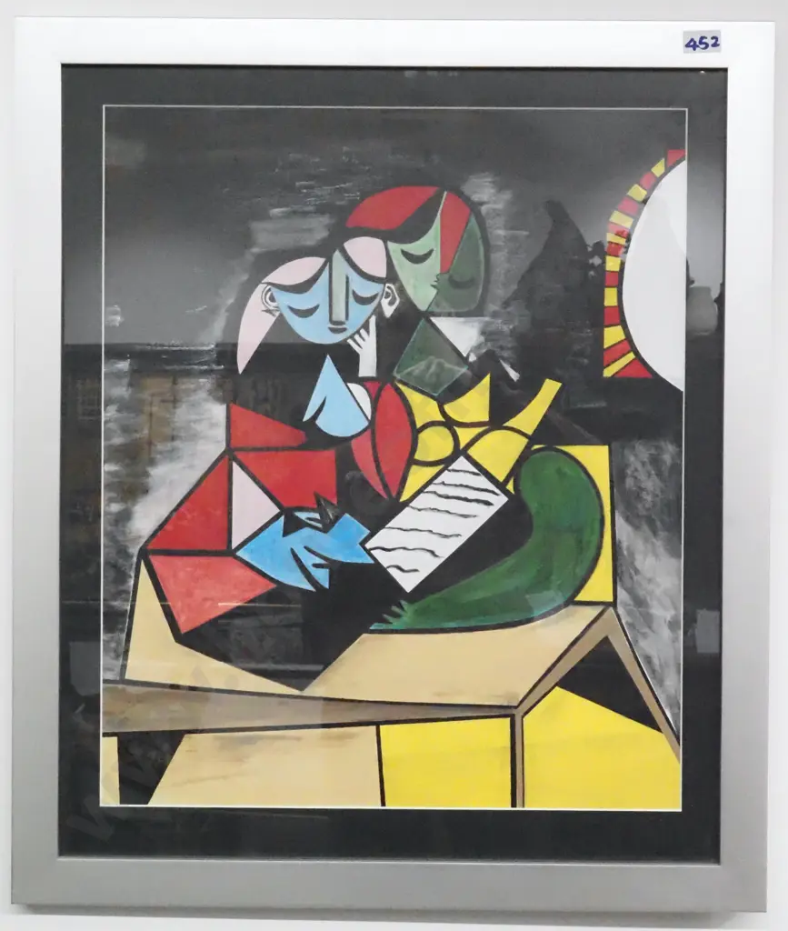 Pablo Picasso. Mistress & Muse. Oil on Canvas Style Reproduction. Image 1++