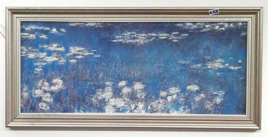 Claude Monet.  Water Lilies. Framed Print. Image 1++