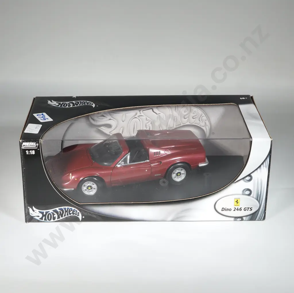 Hotwheels Ferrari Dino 246 GTS 1:18. A/F. Image 1++