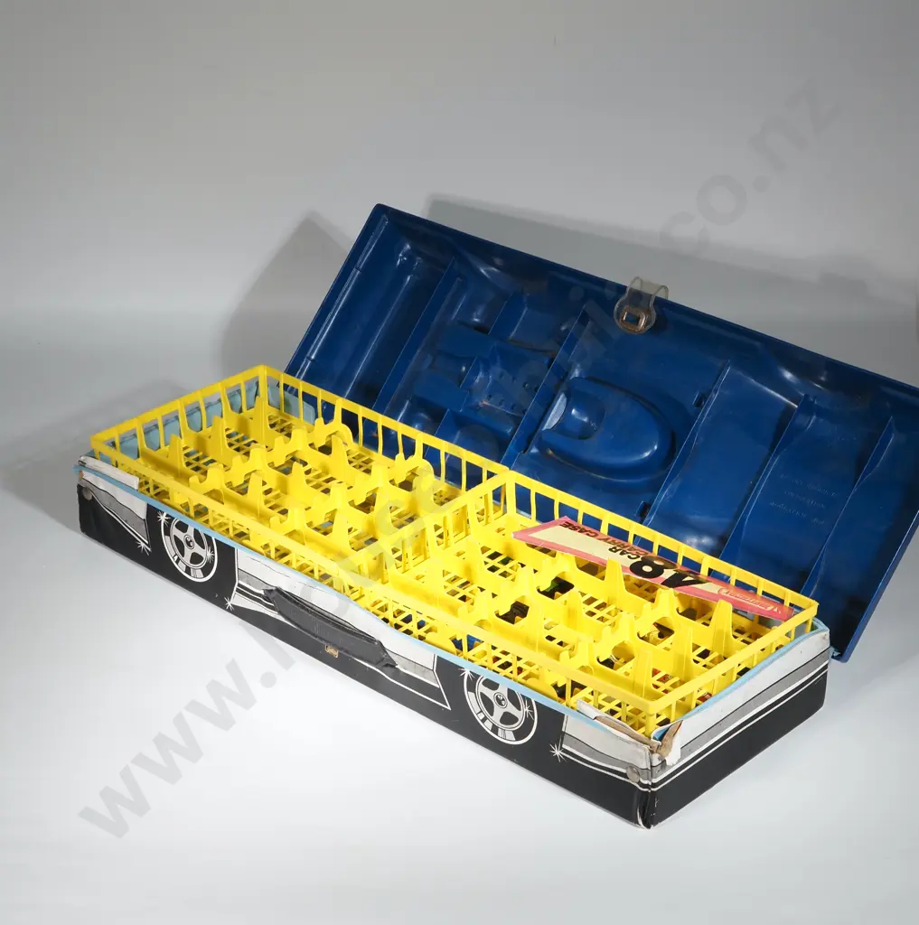 Matchbox Carry Case n The Form Of a Racing Car, For 48 Cars. Comes with 12 Cars Image 1++