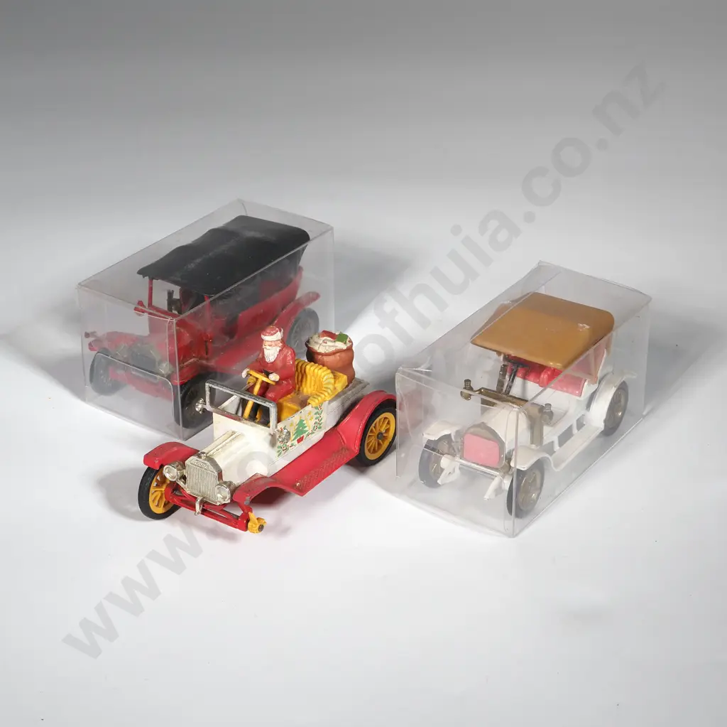 Two Matchbox Models of Yesteryear Vintage Cars. One Dinky Car A/F. Image 1++