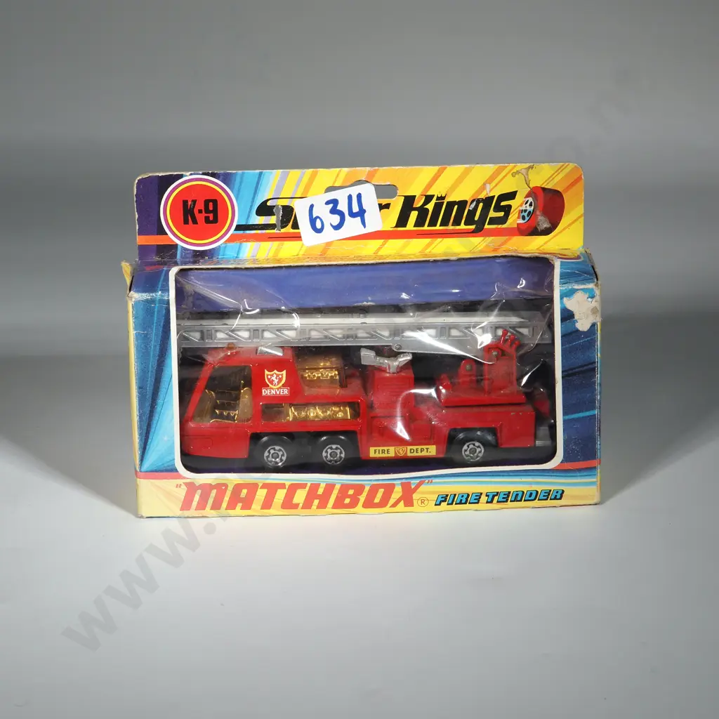 Matchbox Boed Super Kings K-9Fire Tender. Image 1++