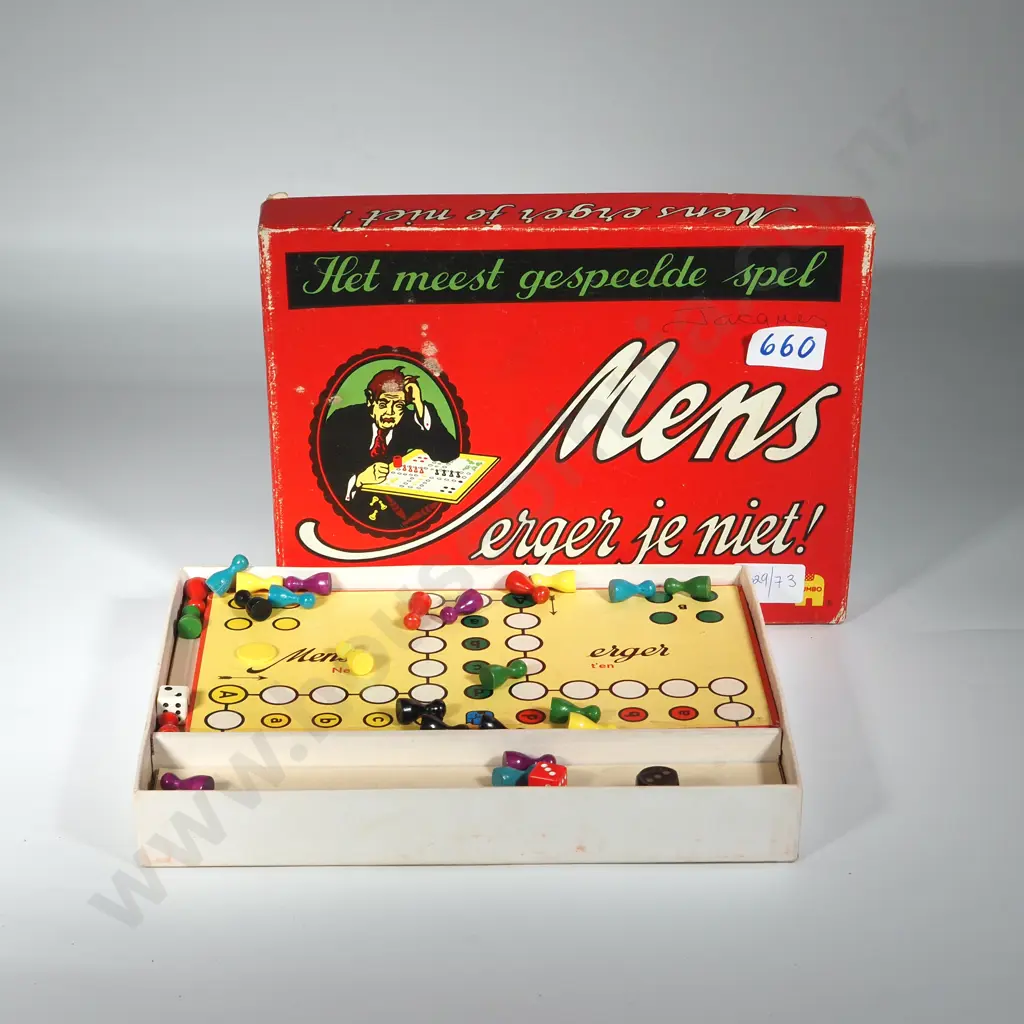 Mens Erger Je Niet - A Vintage  Board Game By Jumbo Image 1++