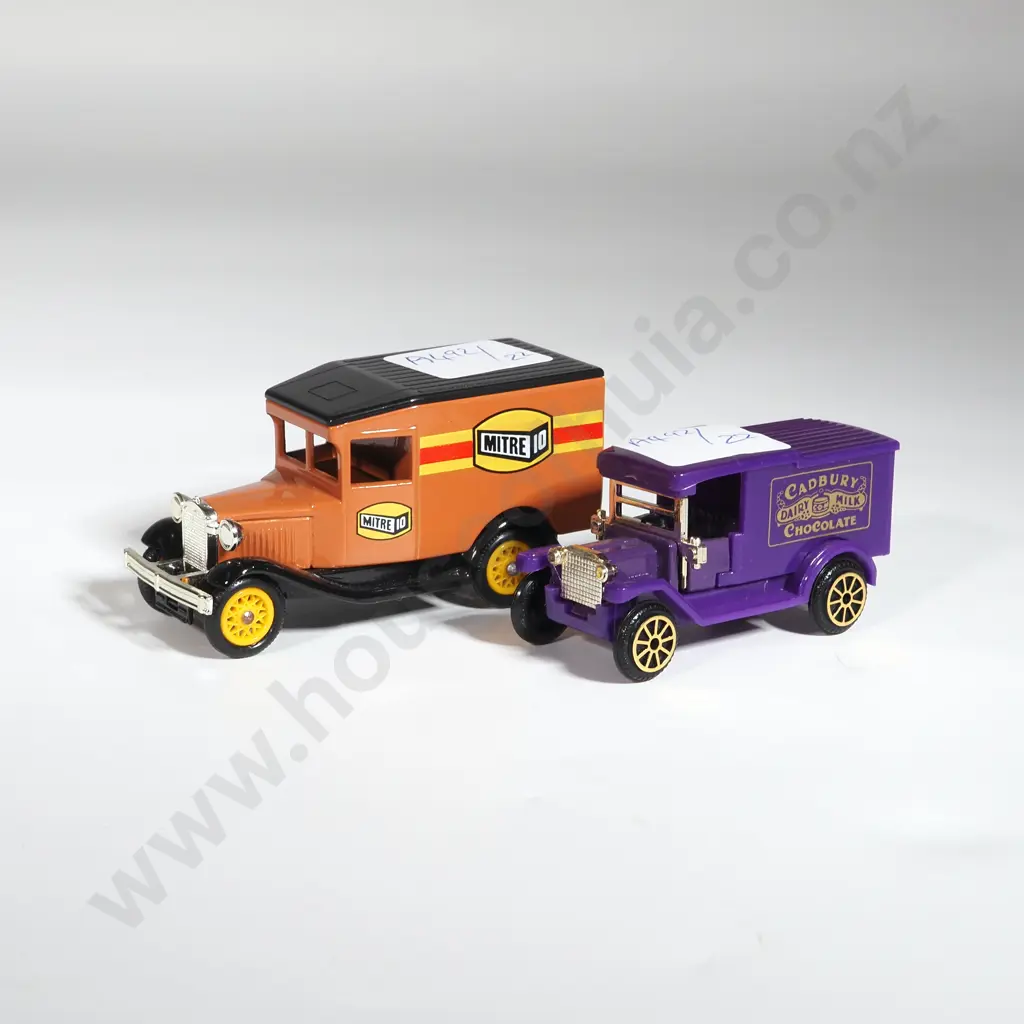 Two Promotional Model Cars - Mitre 10 & Cadbury Image 1++