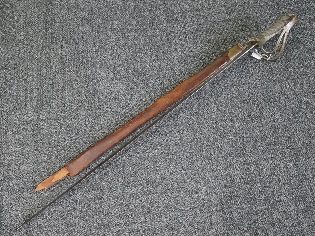 Artillery Three Bar Hilt Sword George V. Image 1++