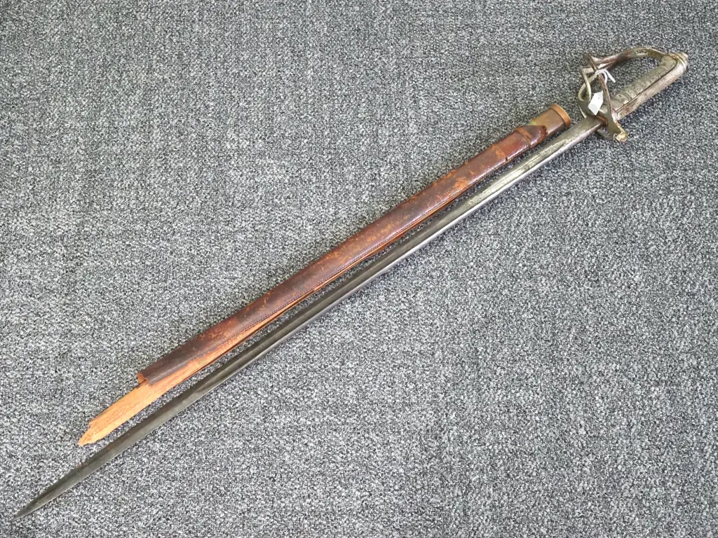 Artillery Three Bar Hilt Sword George V. Image 1++