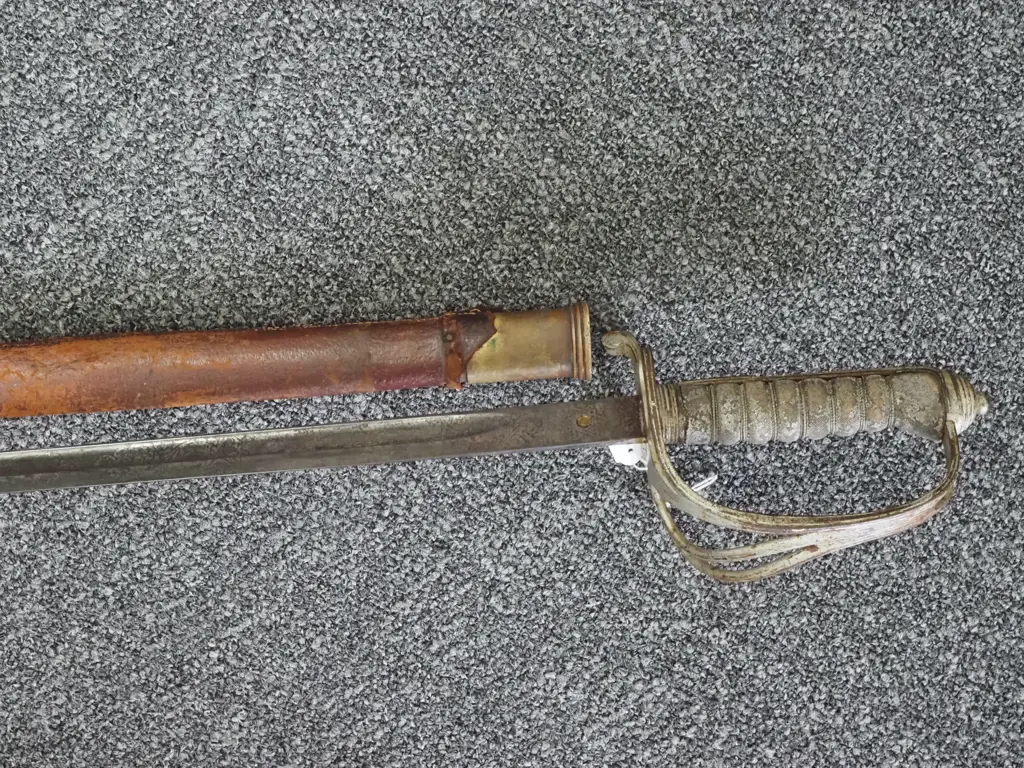 Artillery Three Bar Hilt Sword George V. Image 1++