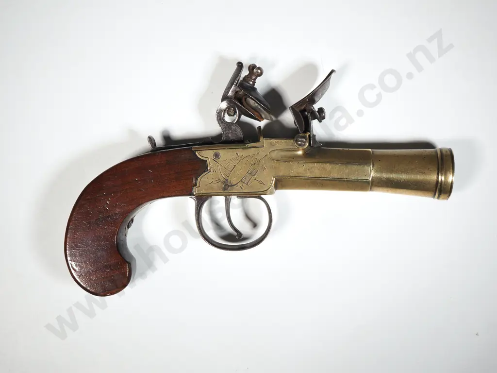 18th Century English Blunderbuss Pistol by Knubley - London w Birmingham Proof Marks Image 1++