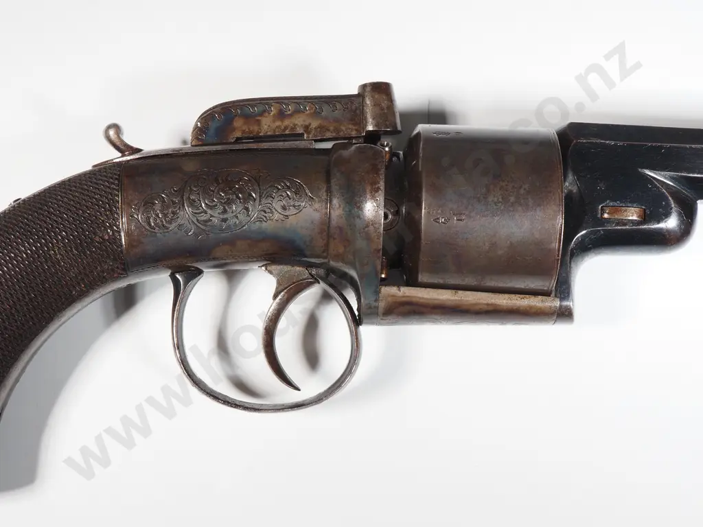 Thomas Jackson Transitional Revolver w London Proof Marks c 1789 - Exceptional Colour case w original Hardening & Bluing Image 1++