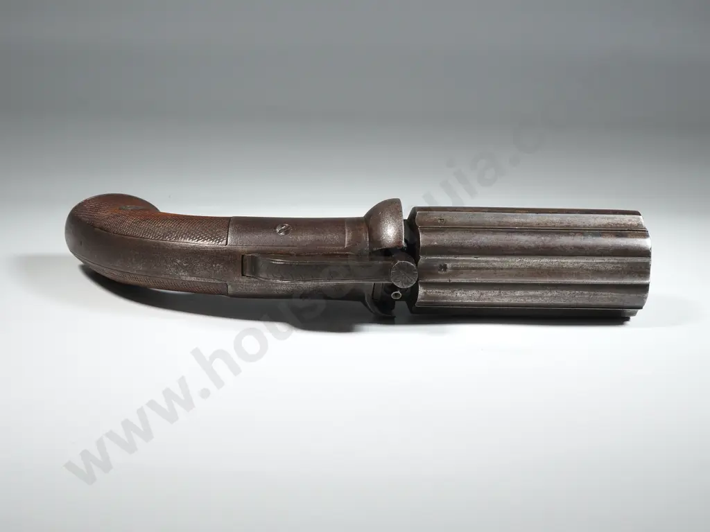Six Barrel Pepperbox Revolver. Image 1++