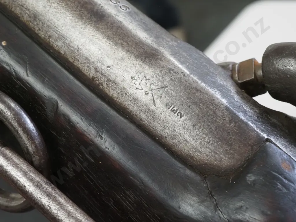 Enfield Style Percussion Cavalry Carbine w Split Butt Plate - Made in India Image 1++