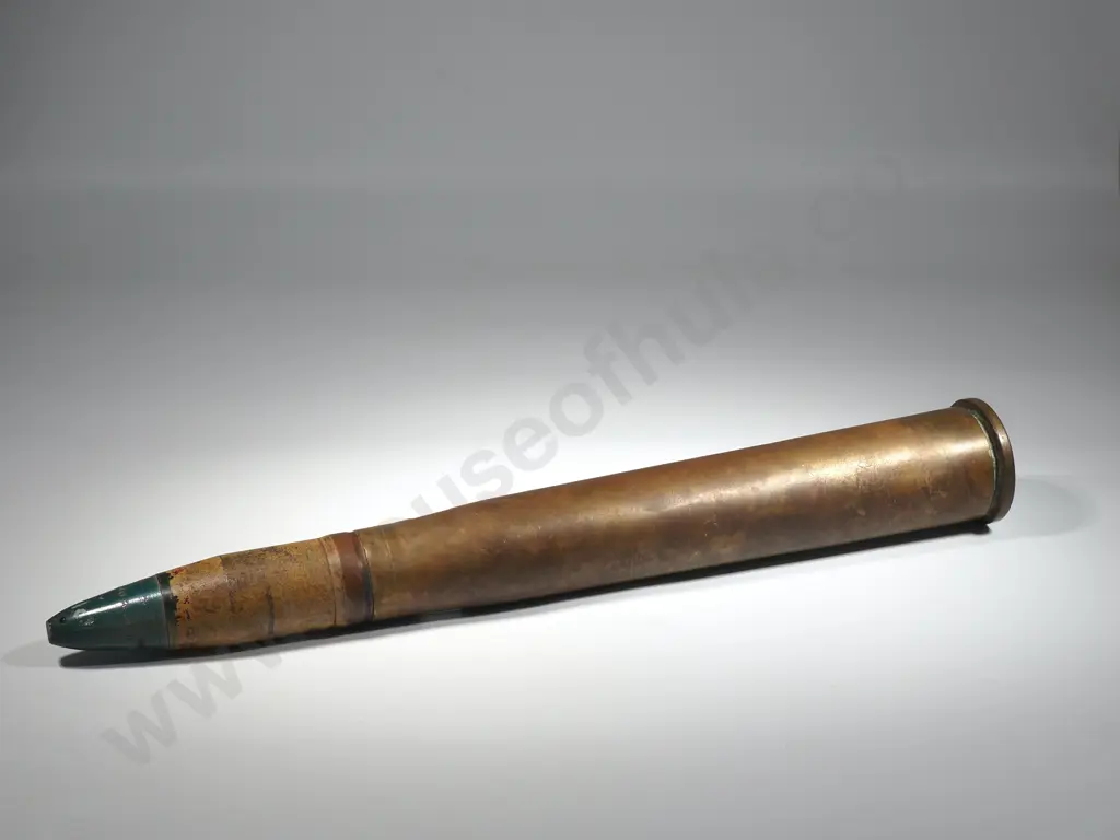 40mm Bofors Cartridge Dated 1945 & Projectile Dated 1953 - No Primer  Image 1++