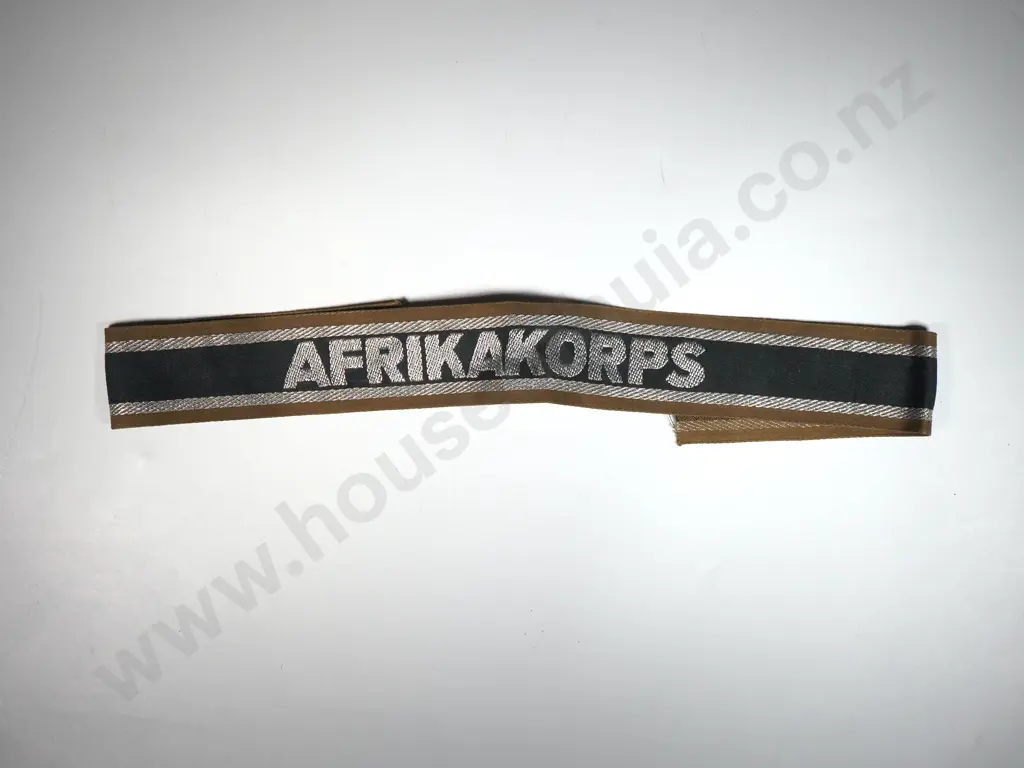 WW2 German Afrika Krop Cuff Title  Unused & Full Length  Image 1++