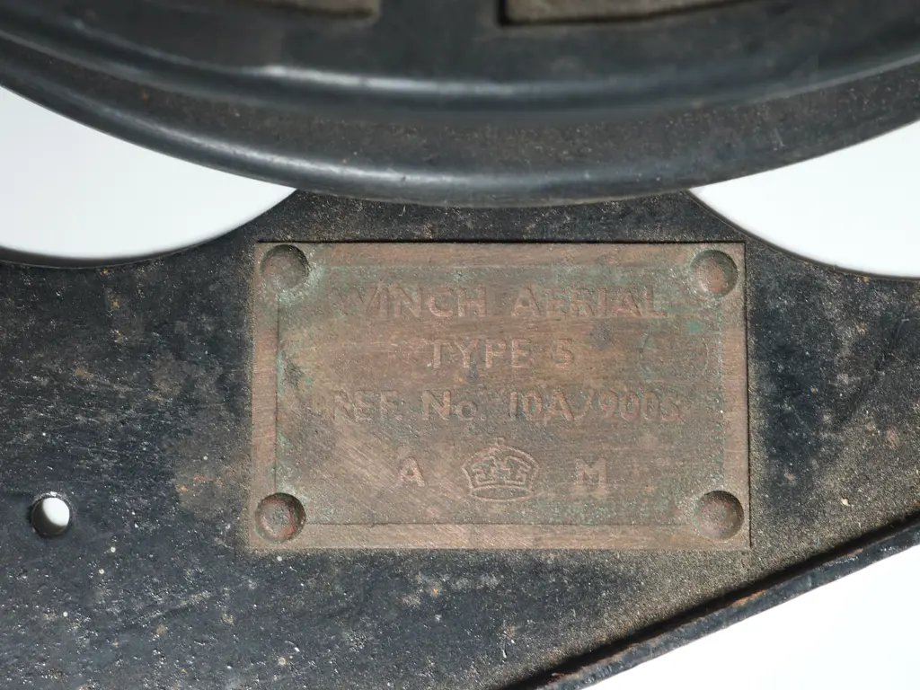 WW2 Air Ministry Marked Aerial Winch for Antenna Image 1++