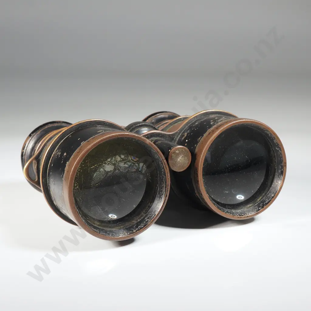Early 1900's Brass Binoculars. Image 1++