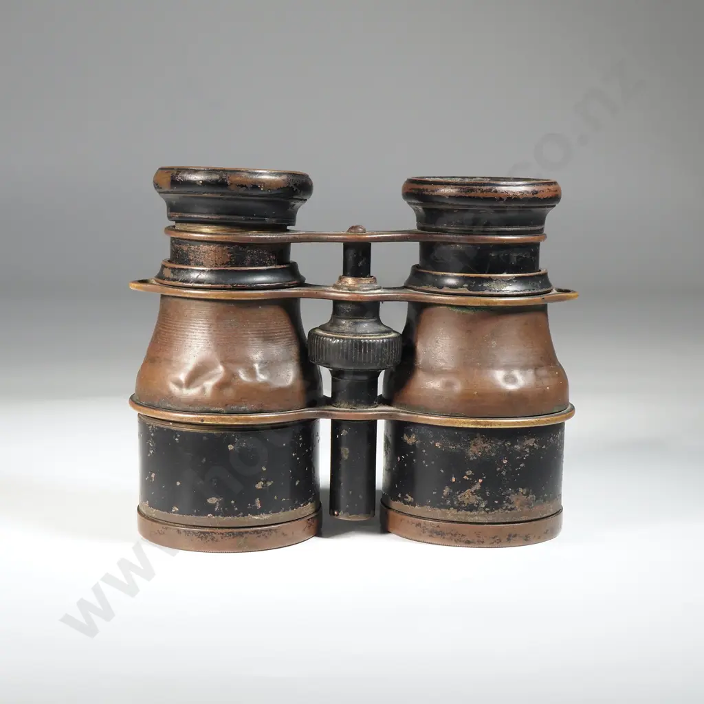 Early 1900's Brass Binoculars. Image 1++