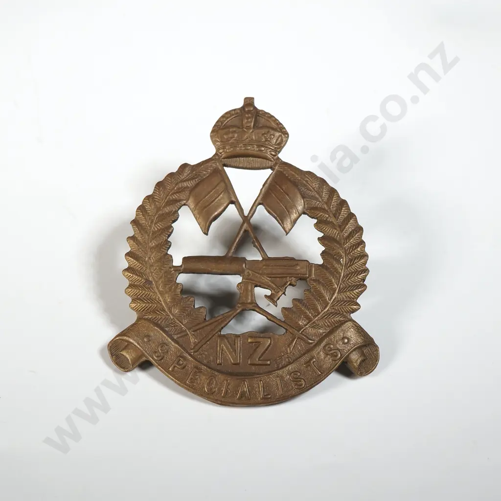 WW1 Machine Gun Specialists Cap Badge  Image 1++