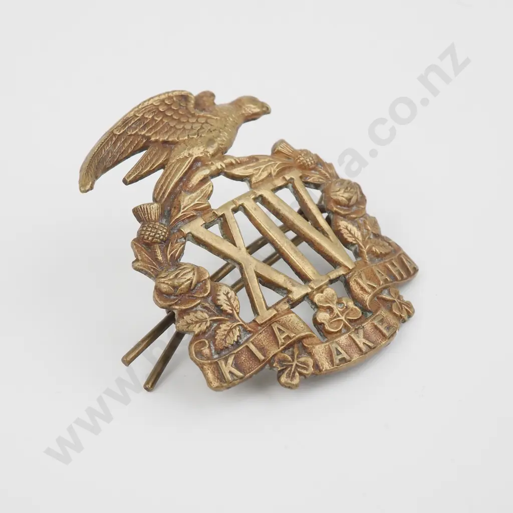 14th Reinforcements Cap Badge  Image 1++