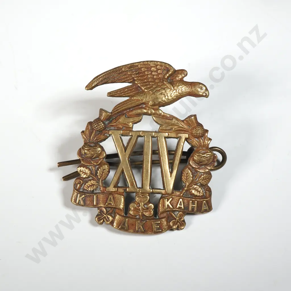 14th Reinforcements Cap Badge  Image 1++