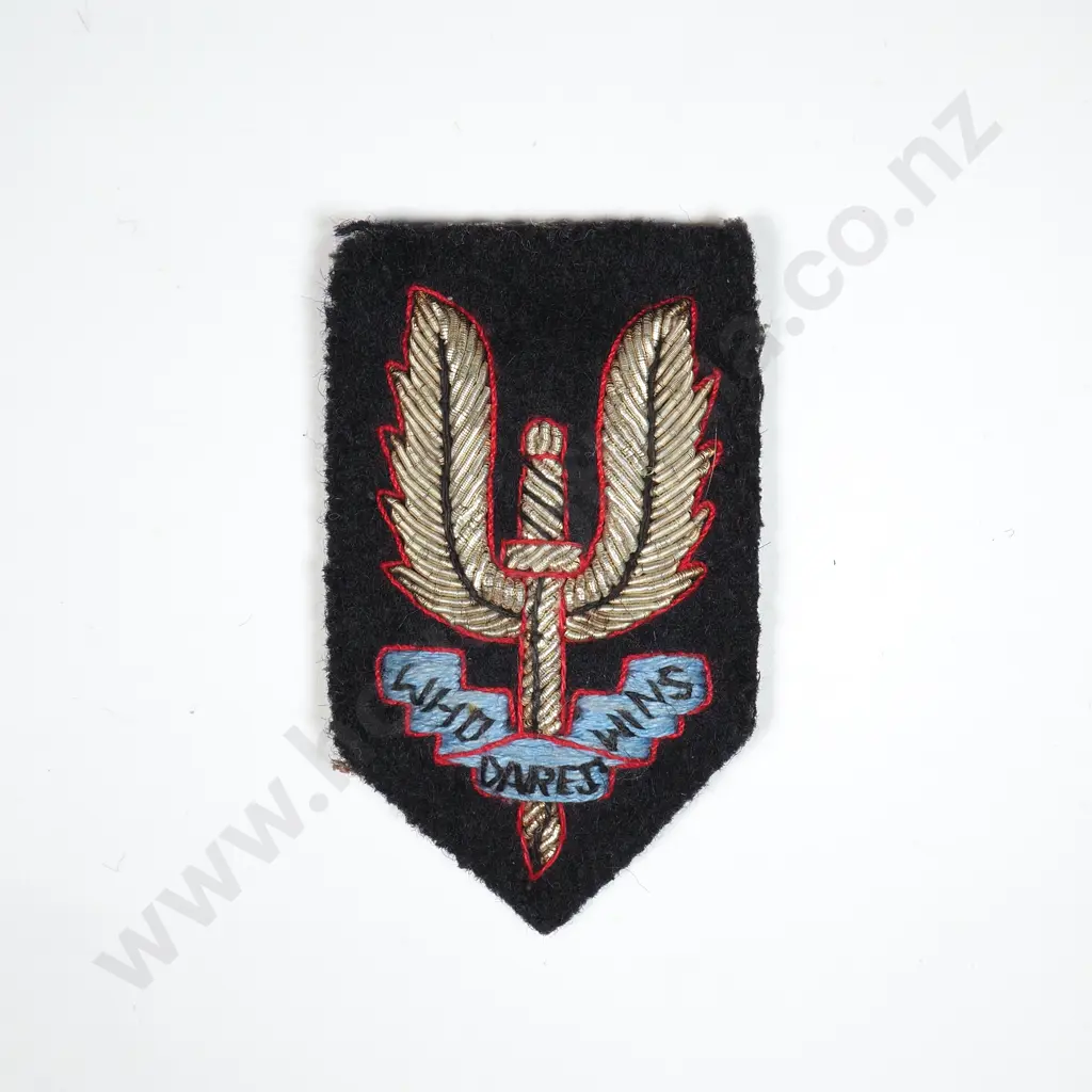 Vintage SAS Bullion Cap Badge  Image 1++