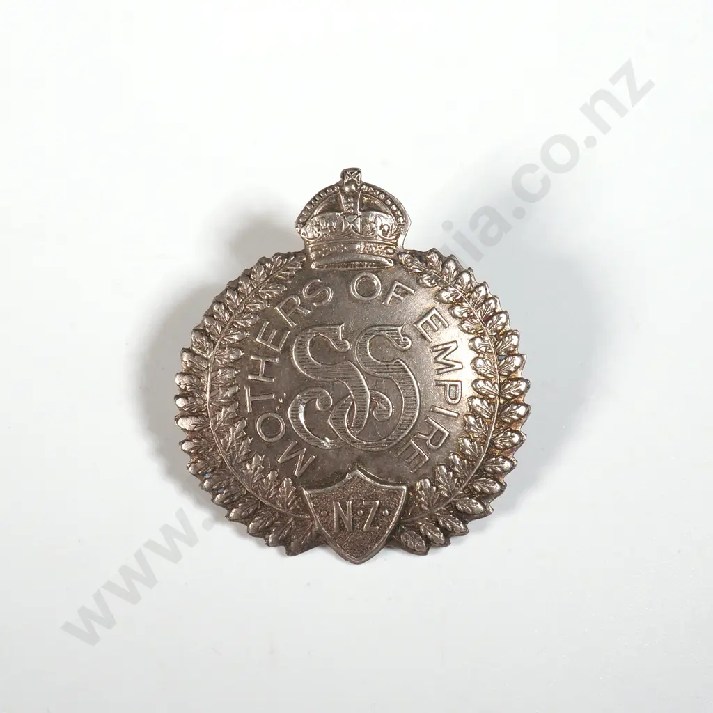 Sterling Silver Mothers of Empire Badge  Image 1++