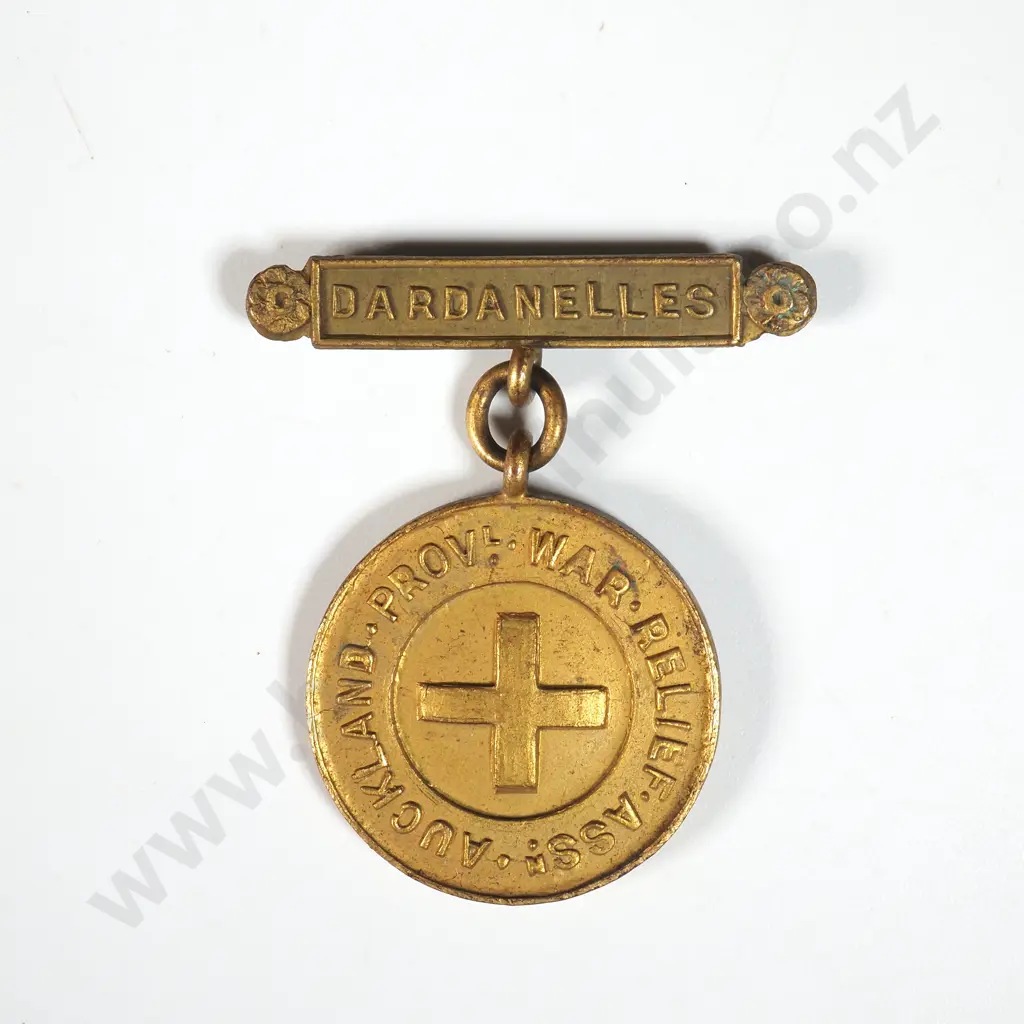 Auckland War Relief Association Dardanelles Patriotic Token  Image 1++