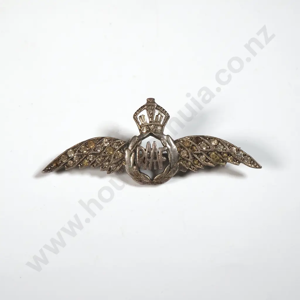 Sterling Silver RAF Sweetheart Brooch  Image 1++