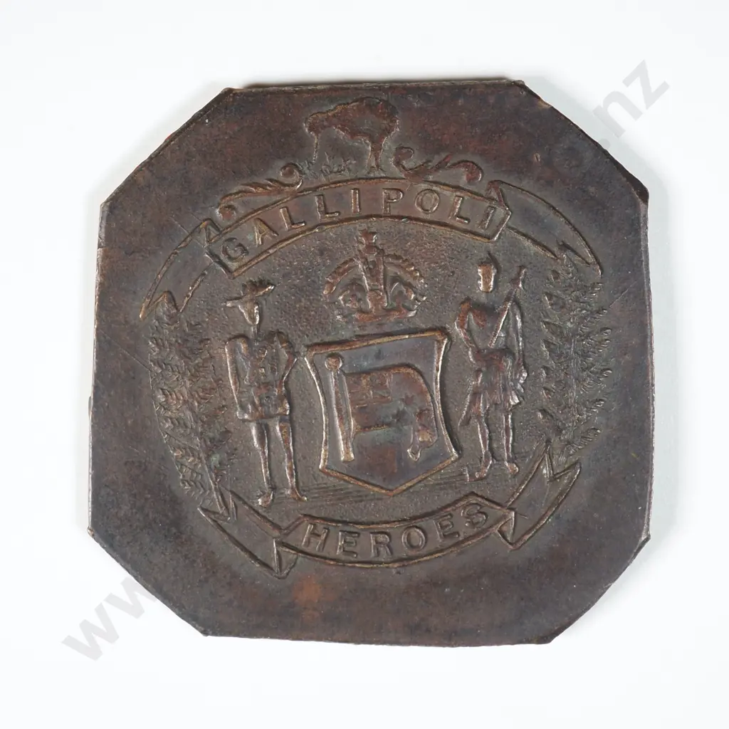 WW1 New Zealand Gallipoli Heroes Test Strike on Copper  Image 1++