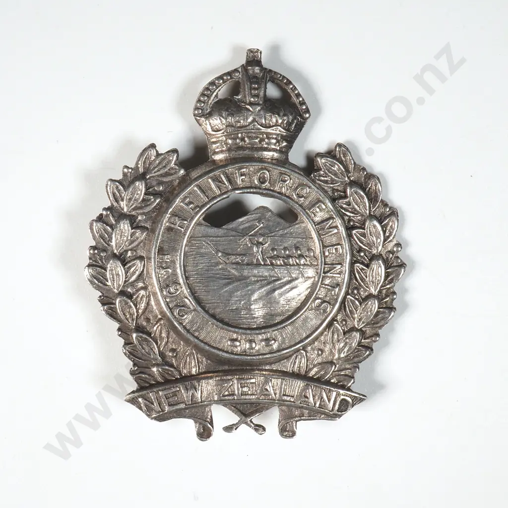 Sterling Silver 26th Reinforcements Sweetheart Badge (no pin) Image 1++