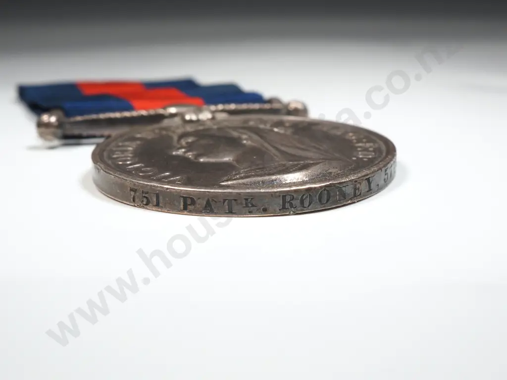 New Zealand War Medal to 751 Patrick Rooney 57th Regiment -1864-66 Image 1++