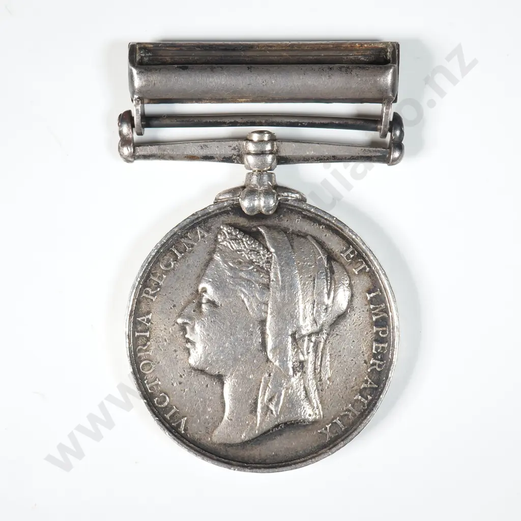 1882 Egypt Medal w Tel-E-Kebir Clasp named to 2742 Drummer J Smith 2nd High L I  Image 1++
