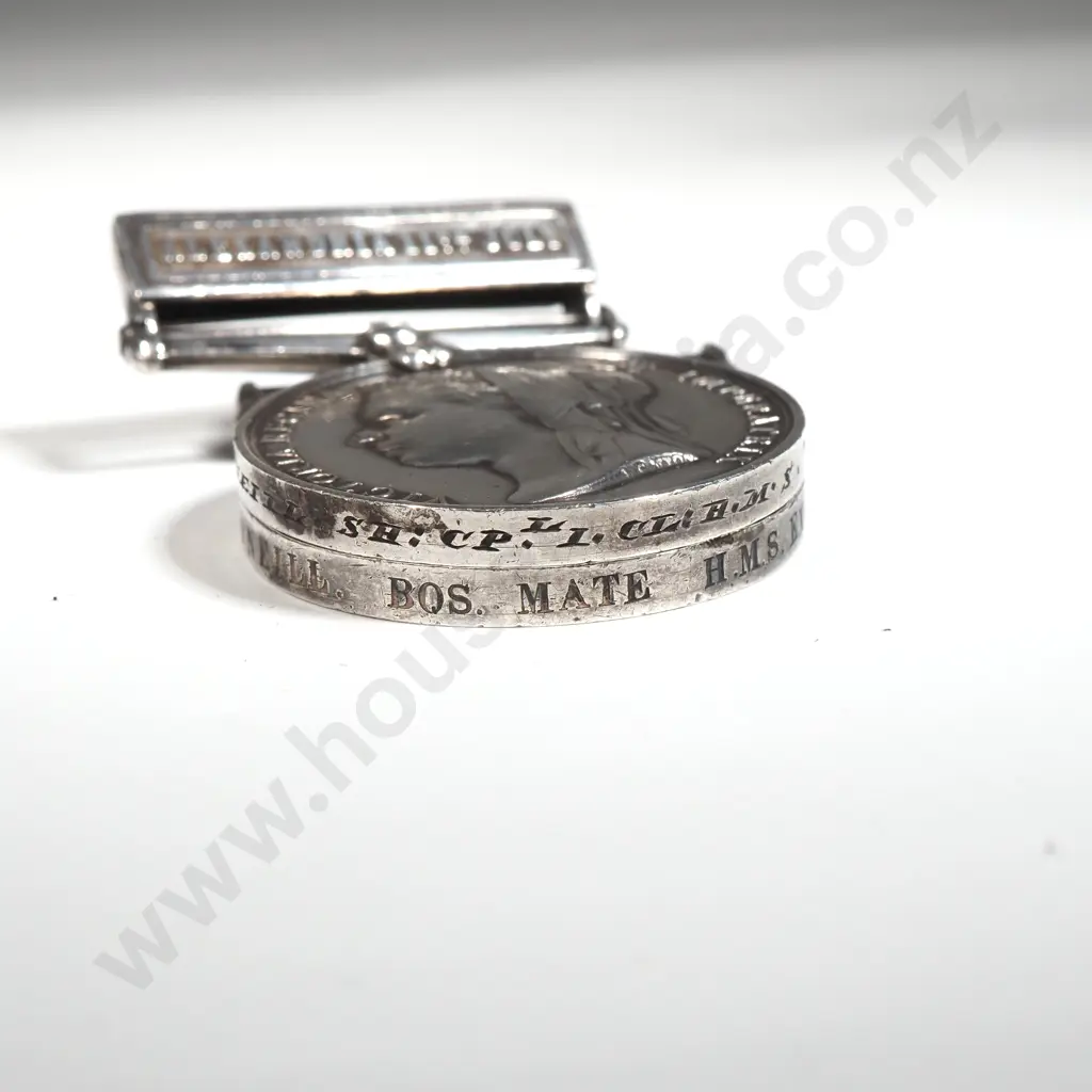 Victorian English Royal Navy Group of Three Medals - Egypt 1882 Medal - LSGC & Khedives Star - John Oneil Boatswains Mat Image 1++