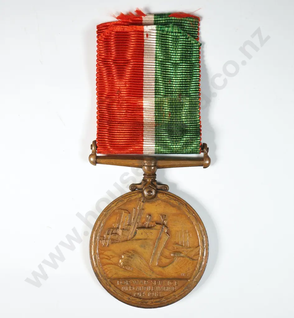 WW1 UK Mercantile Marine Medal to Gordon Laird (NZer)  Image 1++