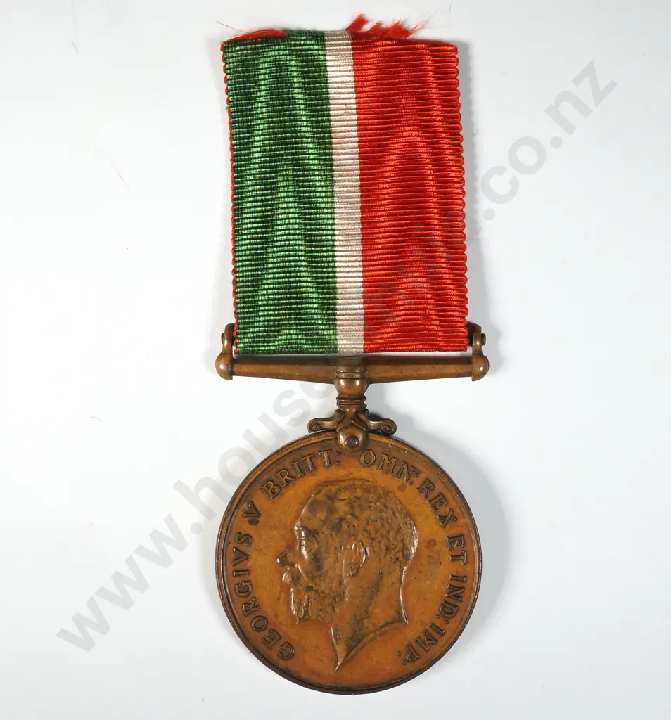 WW1 UK Mercantile Marine Medal to Gordon Laird (NZer)  Image 1++