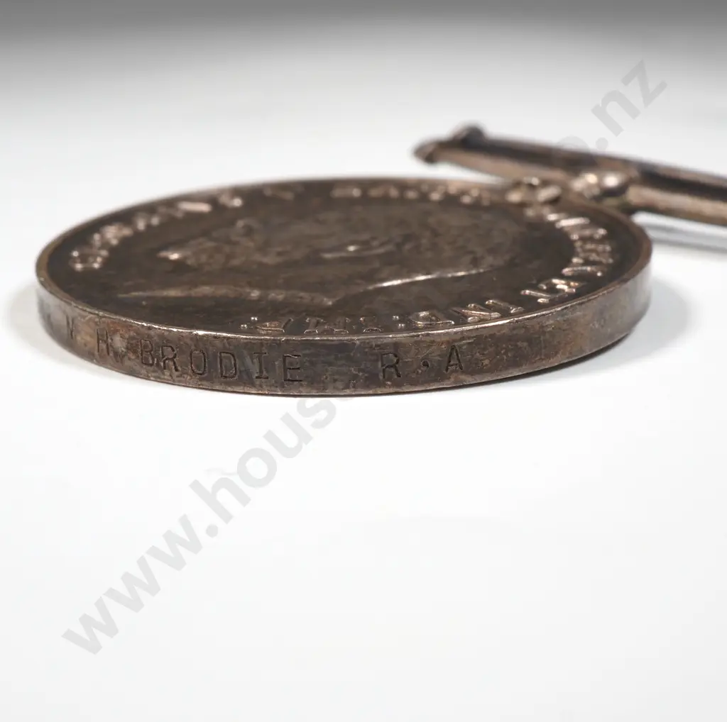 WW1 BWM 121158 Gnr M Brodie Royal Artillery  Image 1++