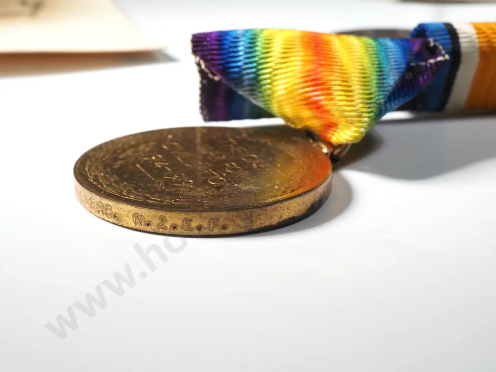 WW1 New Zealand Pair / Photograph / Ephemera to 25/356 L/CPL S Rodgers Image 1++