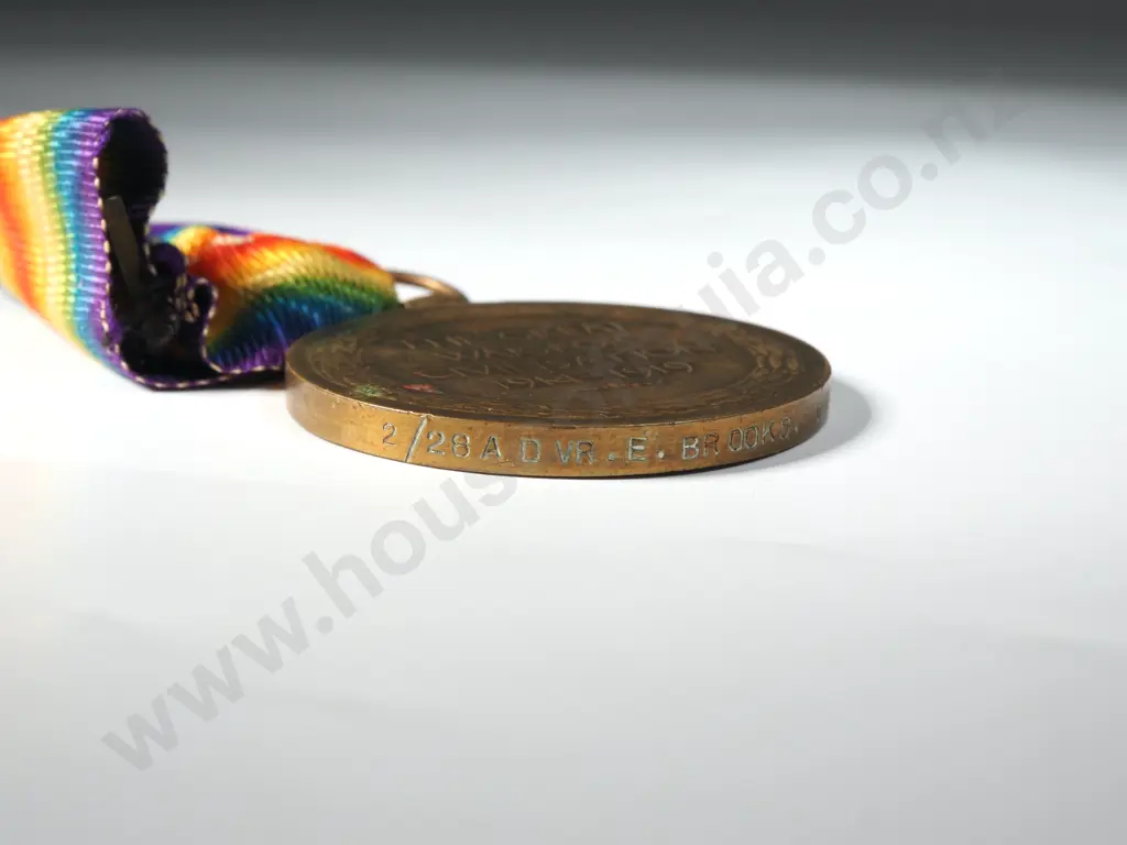 WW1 Trio to 2/28a Dvr Edward Brooks NZEF  Image 1++