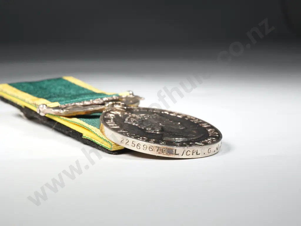 Queen Elizabeth II Efficiency Medal to 22569678 L/CPL J Fielding Signals  Image 1++