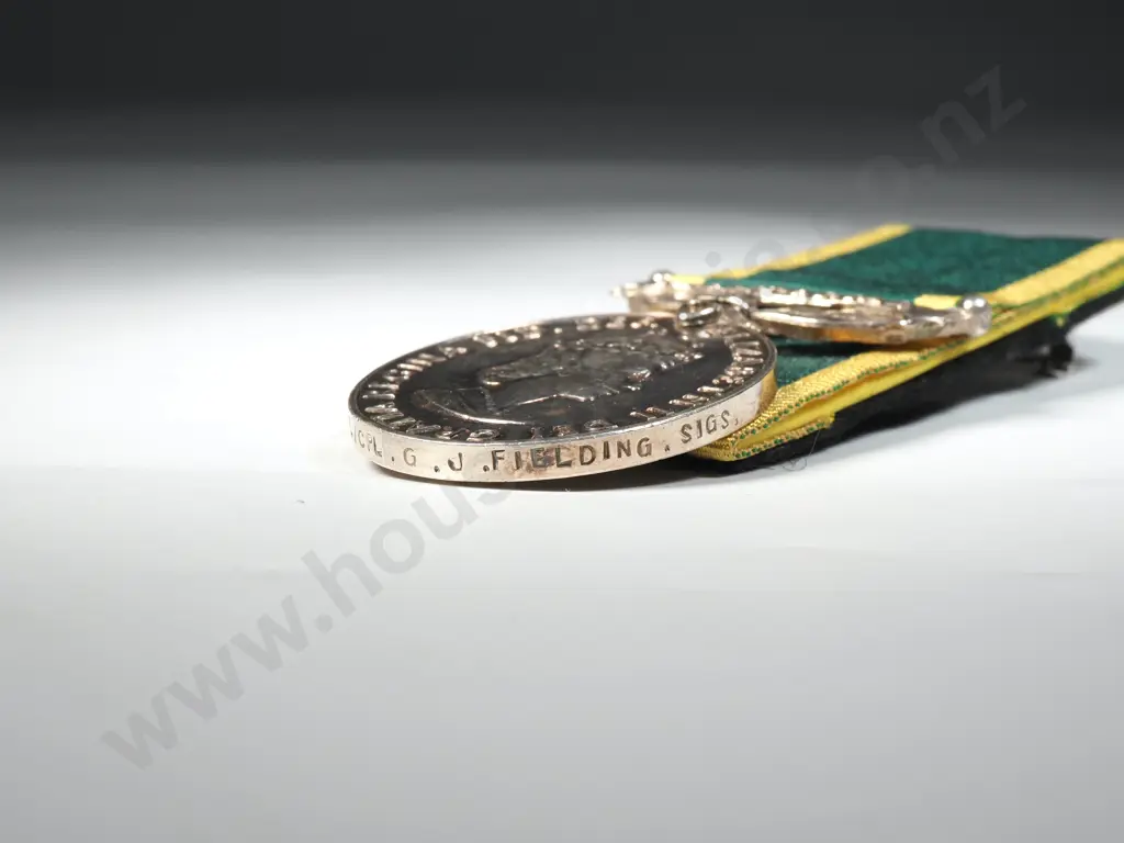 Queen Elizabeth II Efficiency Medal to 22569678 L/CPL J Fielding Signals  Image 1++