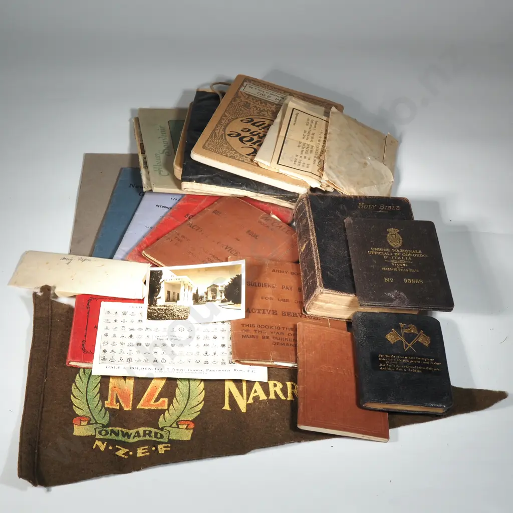Large lot of Military Related Documents, Paybooks, Books ETC Image 1++