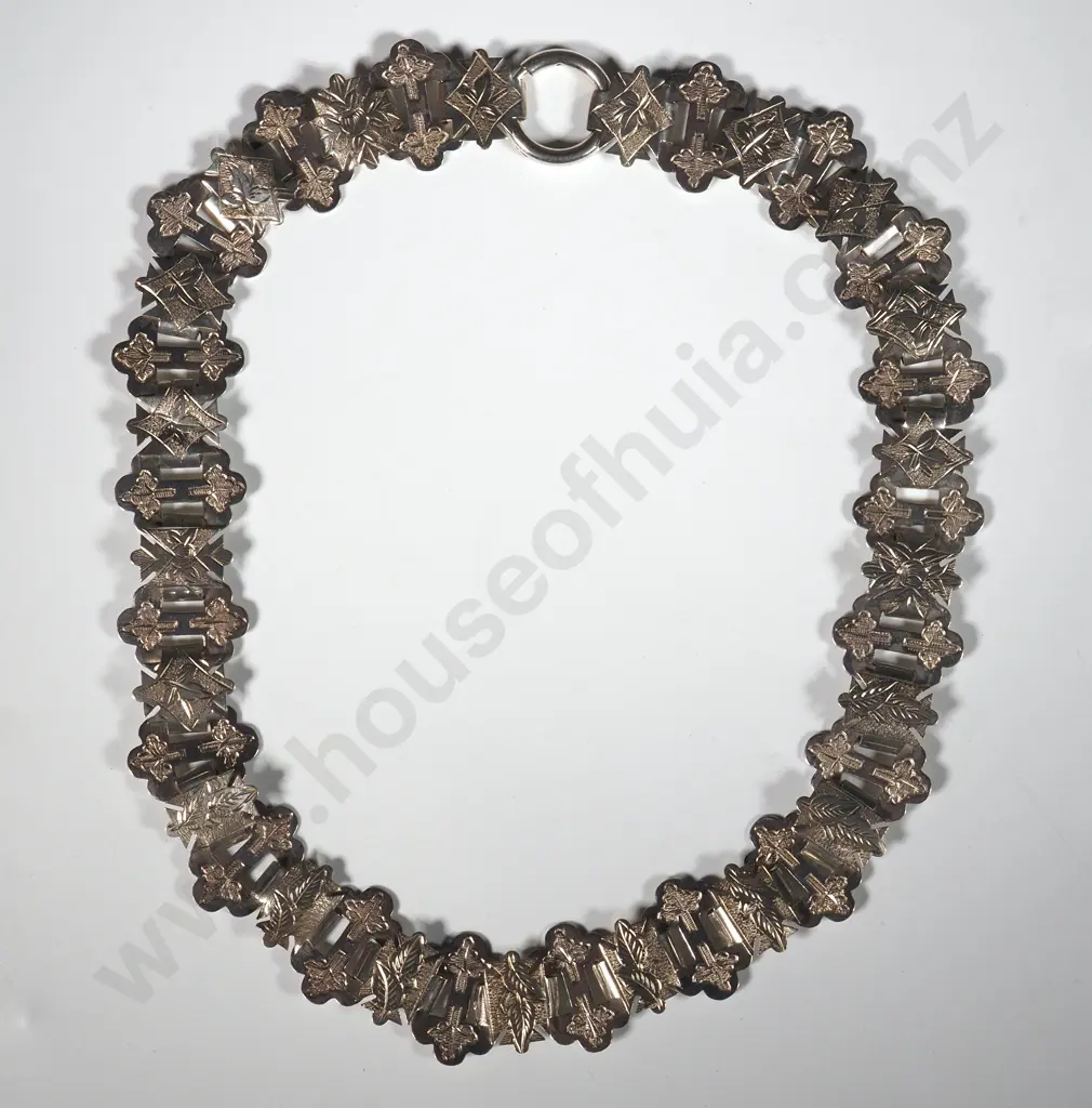 Victorian Ornate Sterling Silver Collar/Necklace  Image 1++