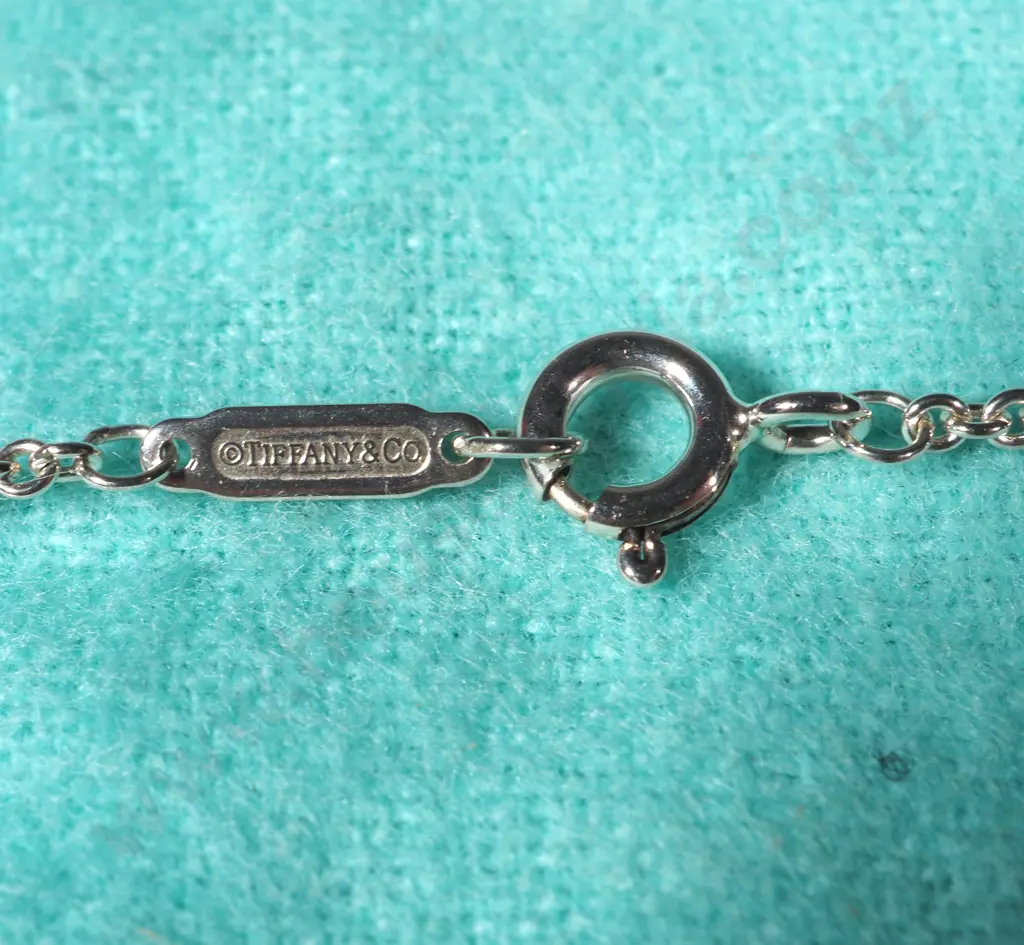 Tiffany Sterling Silver Cable Link Chain Complete with Bag Image 1++