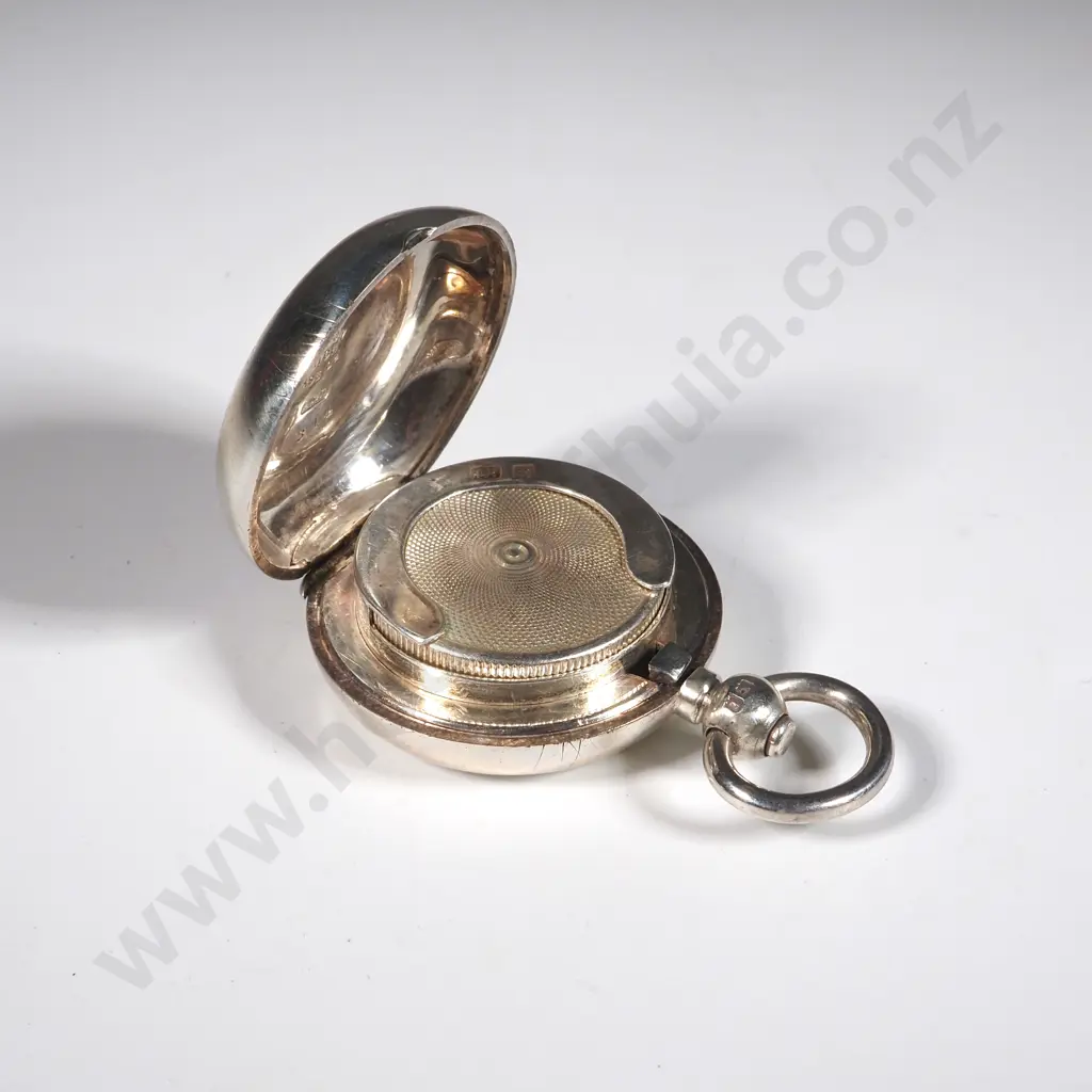 Sterling Silver Sovereign Case with Plain Body Image 1++