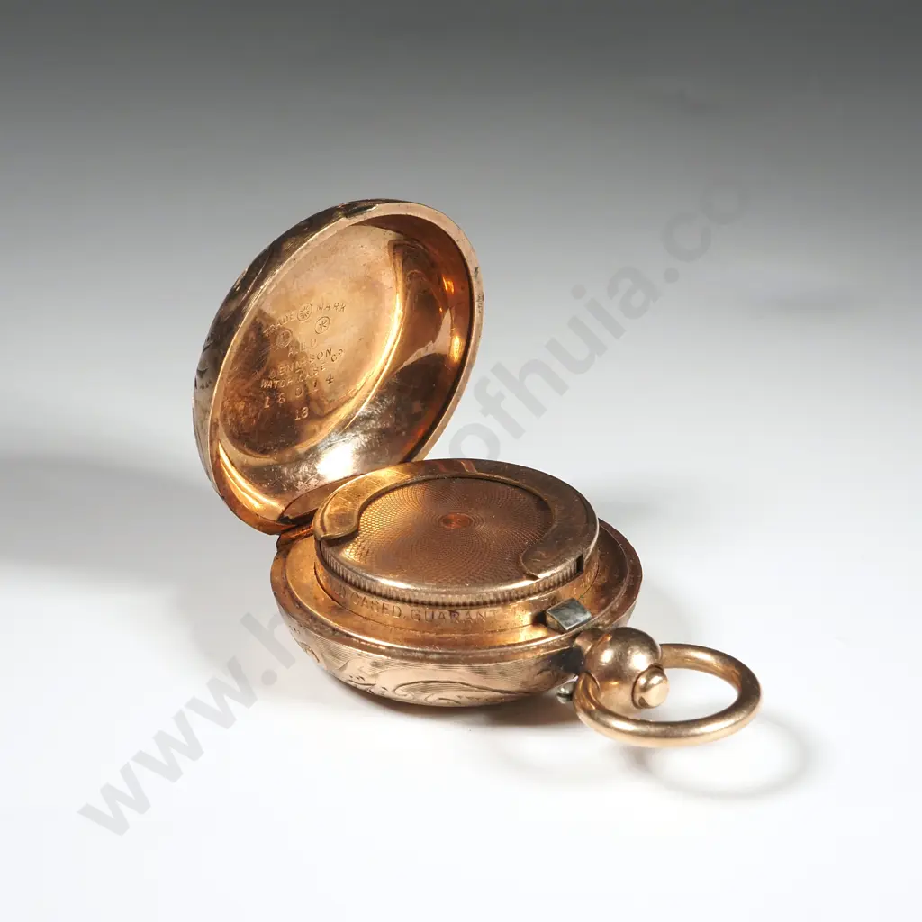 Rolled Sovereign Case With Allover Scroll Decoration  Image 1++