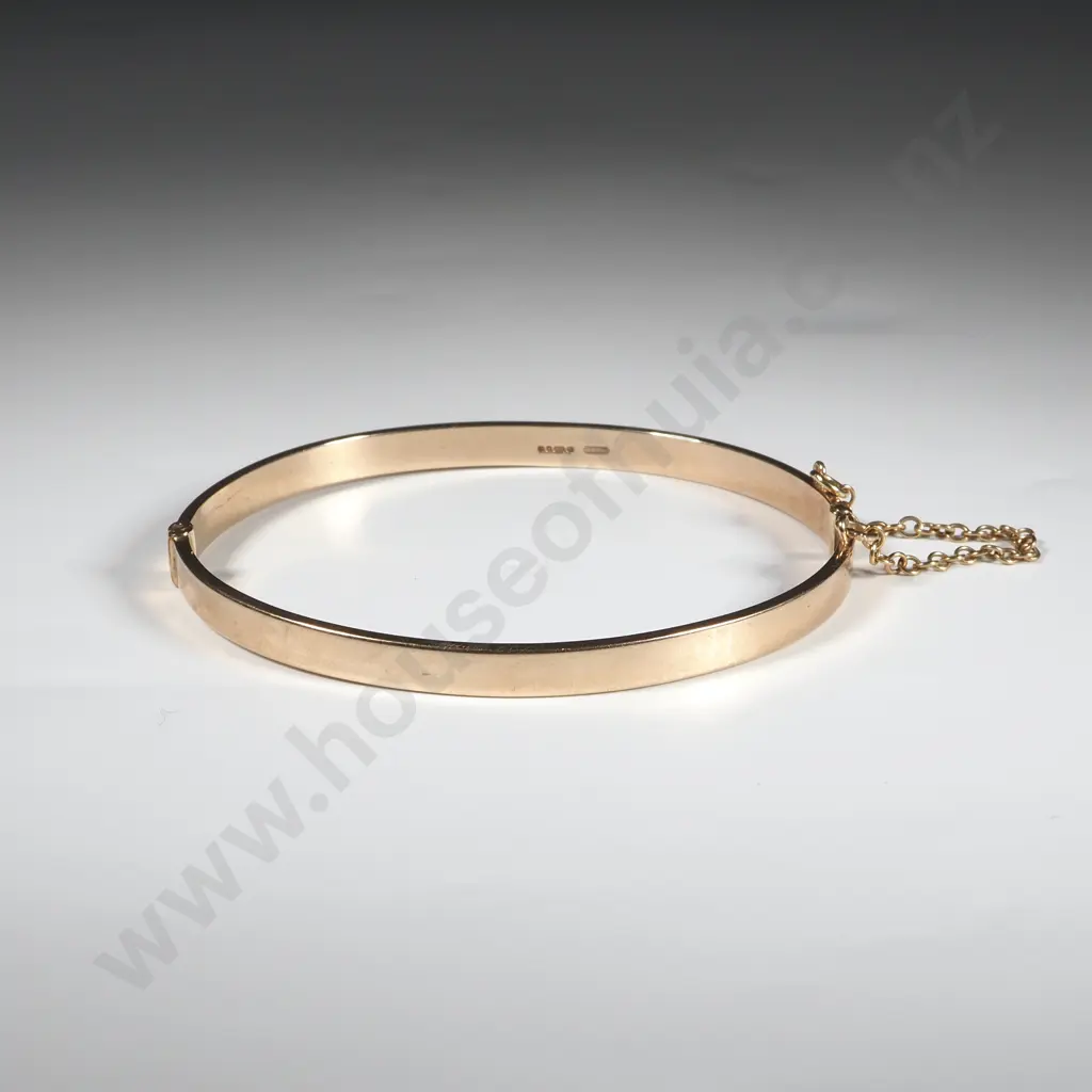 9ct Yellow Gold Hinged Bracelet Image 1++