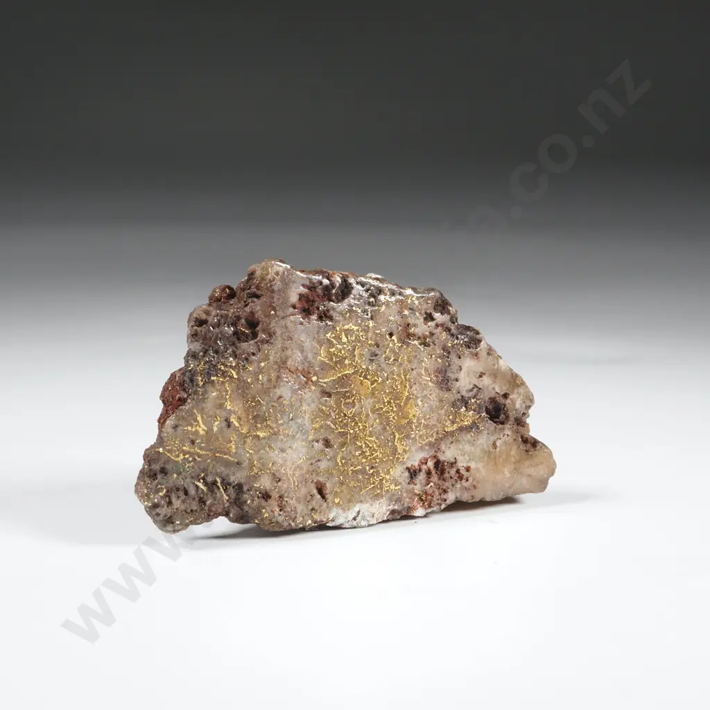 Piece Of New Zealand Gold Bearing Quartz Image 1++