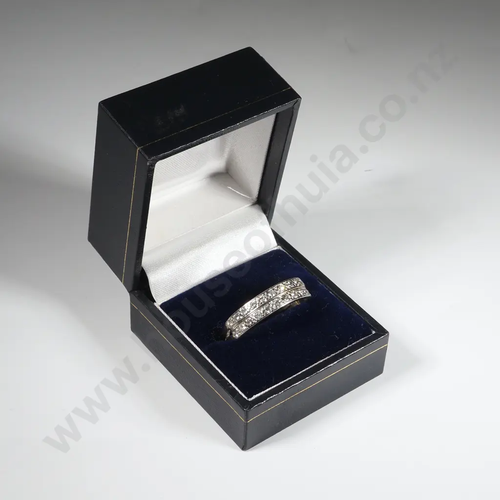 Ladies Diamond Set Eternity Band. Valuation Available $5650.00 Image 1++
