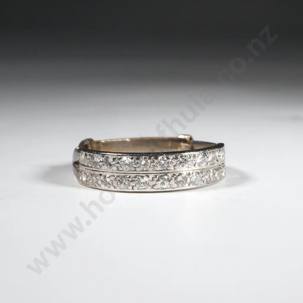 Ladies Diamond Set Eternity Band. Valuation Available $5650.00 Image 1++