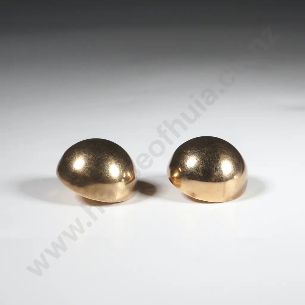 9ct Gold Clip on Earrings Image 1++